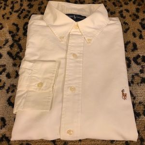 Polo by Ralph Lauren Shirts - Polo Ralph Lauren Off-White Oxford Shirt XL Polo by Ralph Lauren Shirts - Polo Ralph Lauren Off-White Oxford Shirt XL
